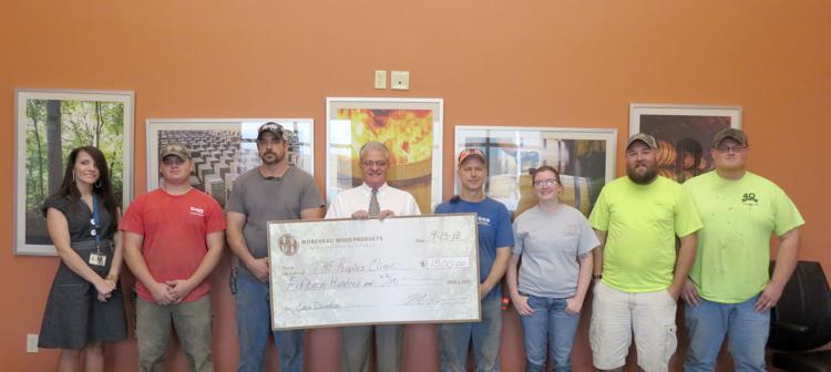 Featured image for “Morehead Wood Products Donates $1,500 to Local People’s Clinic”