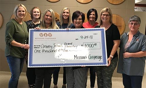 Featured image for “Missouri Cooperage Donates to Ezard Elementary School”